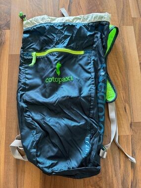cotopaxi Luzon eighteen Daypack with Neon Green Accents